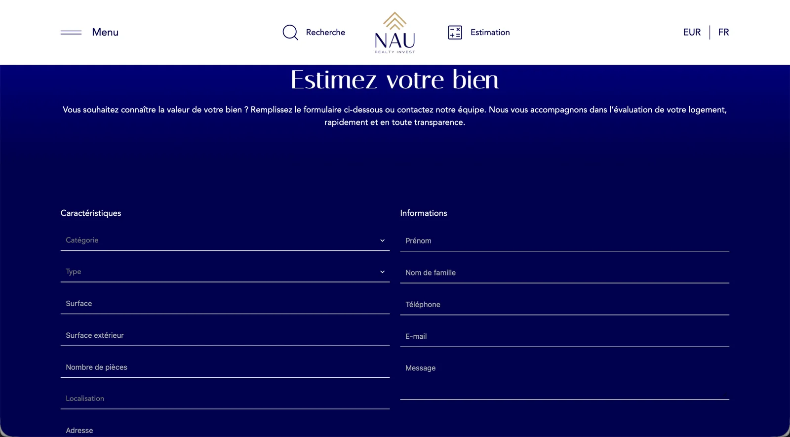 Nau Realty Invest, Before